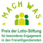 Grafik: Logo "Mach was – Preis der Lotto-Stiftung für ..."