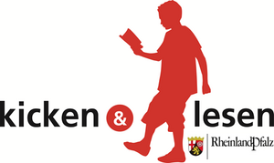 Logo kicken & lesen Rheinland-Pfalz