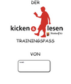 Titelseite des Traingspass' von kicken & lesen Rheinland-Pfalz